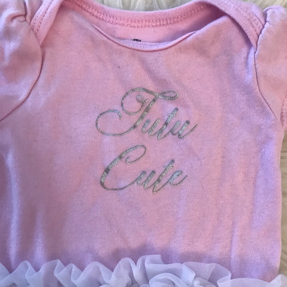 Baby Girl Ballet Shoes & Tutu Onesie 3pk 3M - Picture 5 of 7